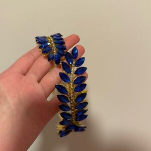 Women’s blue rhinestone headband